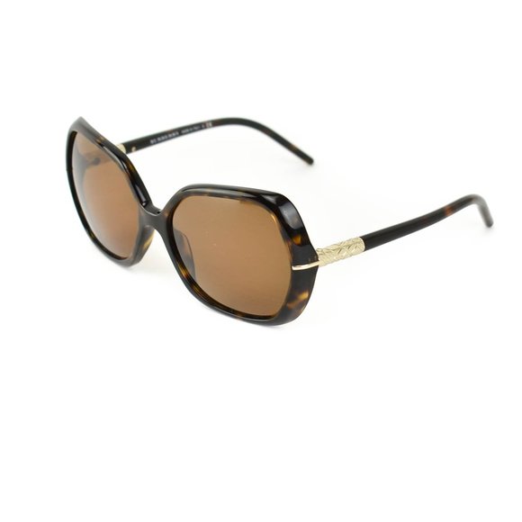Burberry Accessories - BURBERRY Brown Nova Check Polarized Sunglasses qo